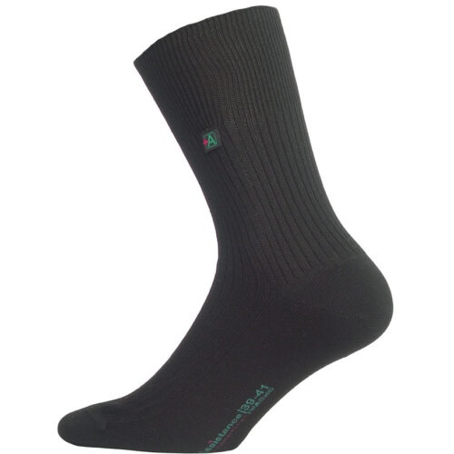 Dámské ponožky ASSISTANCE W84.0A6 bez elastanu  černá