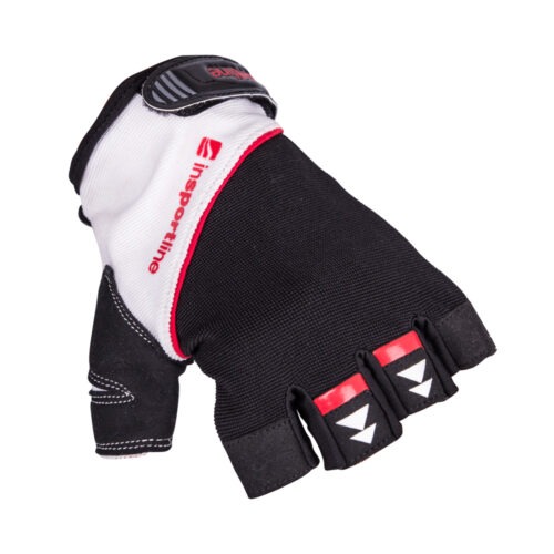 Fitness rukavice inSPORTline Harjot  černo-bílá