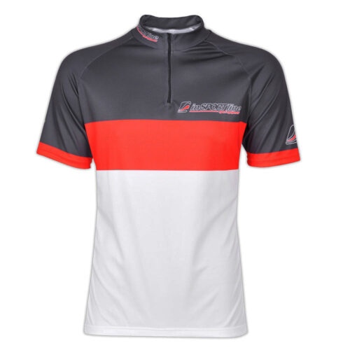 Cyklistický dres inSPORTline Pro Team  černo-červeno-bílá