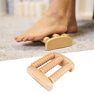 Dřevěná podložka na masáž nohou