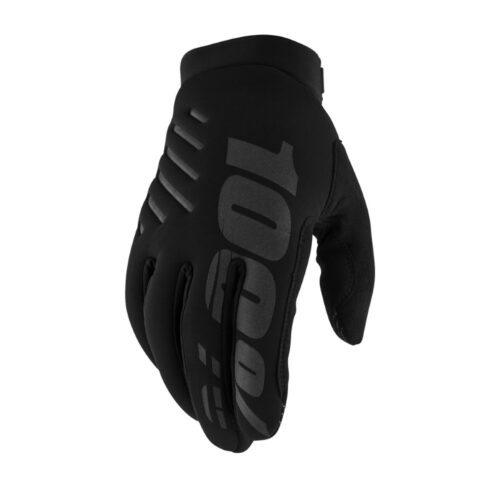 Pánské motokrosové rukavice 100% Brisker černá